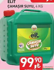 TARIM KREDİ ELİT ÇAMAŞIR SUYU 4 KG TARIM KREDİ ELİT ÇAMAŞIR SUYU 4 KG